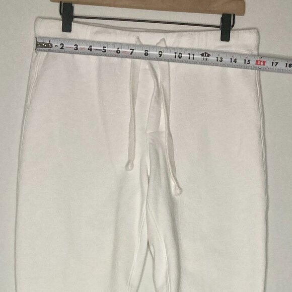 Frank & Eileen Christine Tulip Ankle Sweatpants White Sz M Medium EUC Cabincore - Picture 8 of 16